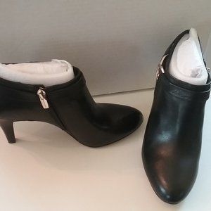 Vince Camuto Black Leather Booties